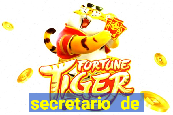 secretario de esporte salario